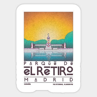 Parque De El Retiro, Madrid Sticker